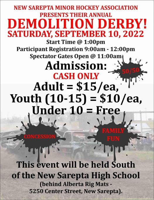 New Sarepta Demo Derby Alberta Association of Agricultural Societies